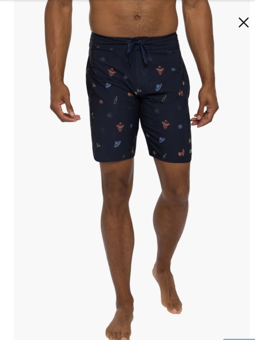 Travis Mathew Sunset Mojito Board Shorts Swim Trunks‎ Size 36